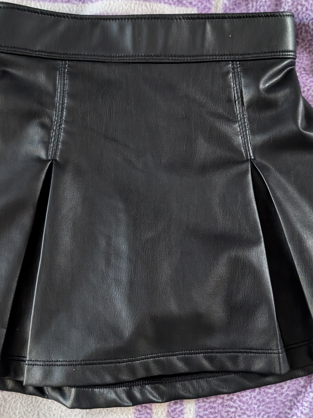 Abercrombie Kids Faux Leather Skirt